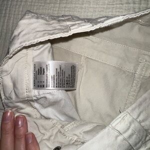 White American Eagle cargo pants